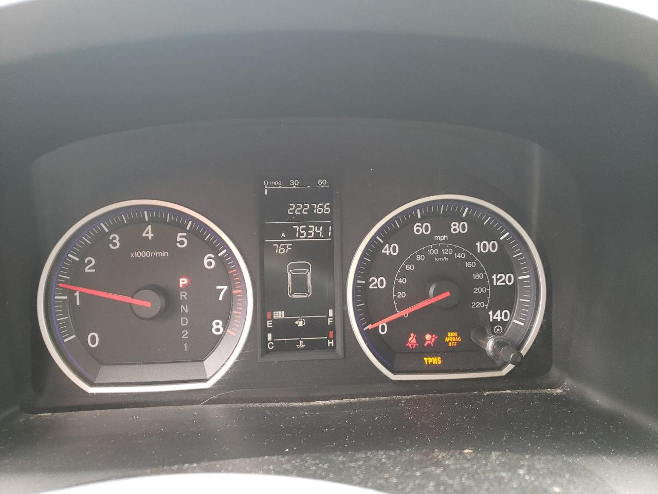 2007 Honda Cr-V Exl VIN: JHLRE48777C030819 Lot: 66300644