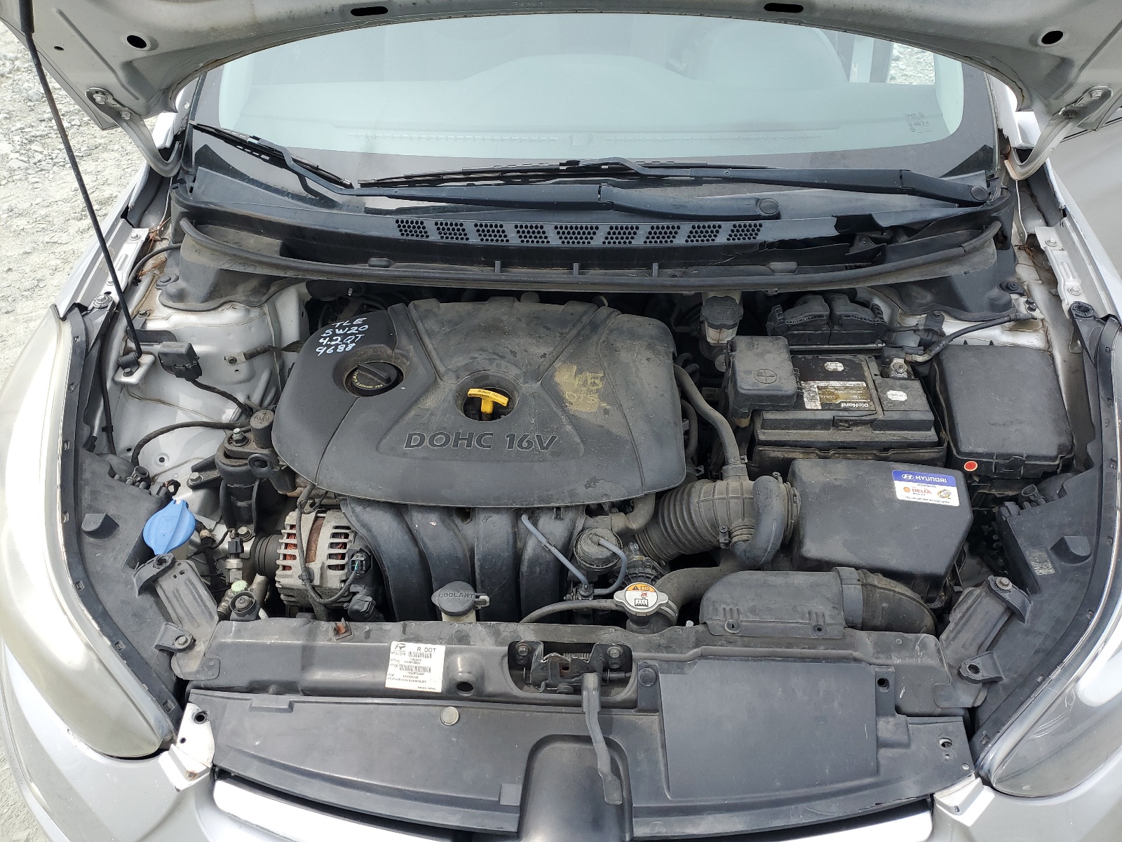 KMHDH4AEXFU415173 2015 Hyundai Elantra Se