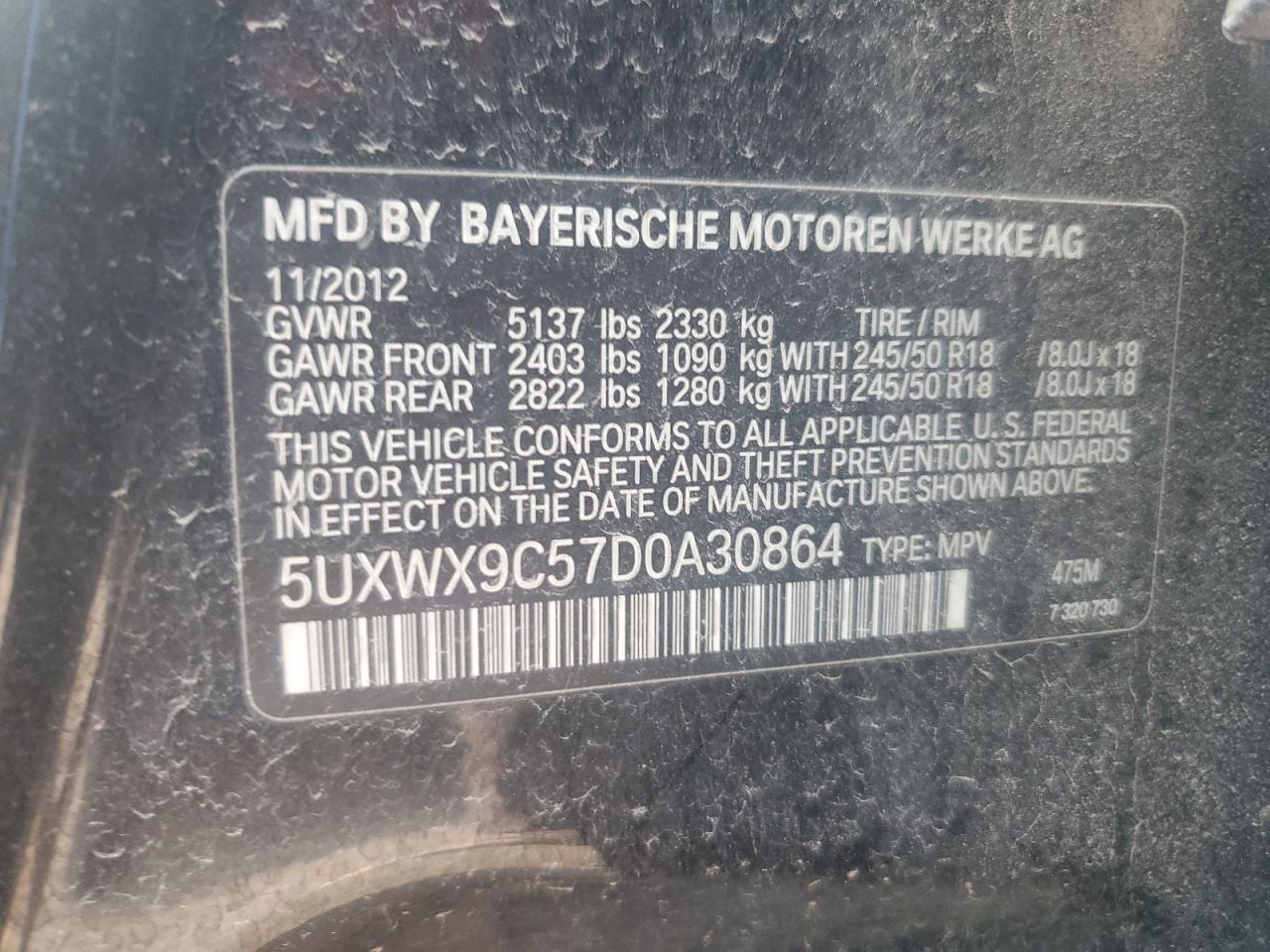 5UXWX9C57D0A30864 2013 BMW X3 xDrive28I