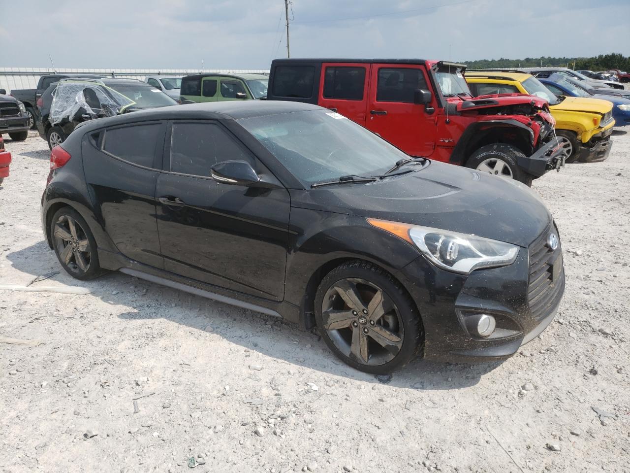 2014 Hyundai Veloster Turbo VIN: KMHTC6AE3EU206961 Lot: 69281124