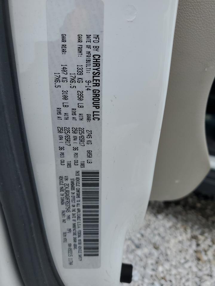 2015 Ram Tradesman VIN: 2C4JRGAG0FR537545 Lot: 67298884