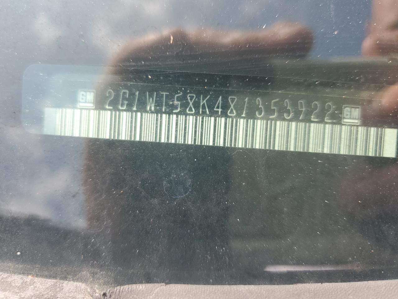 2008 Chevrolet Impala Lt VIN: 2G1WT58K481353922 Lot: 66920494