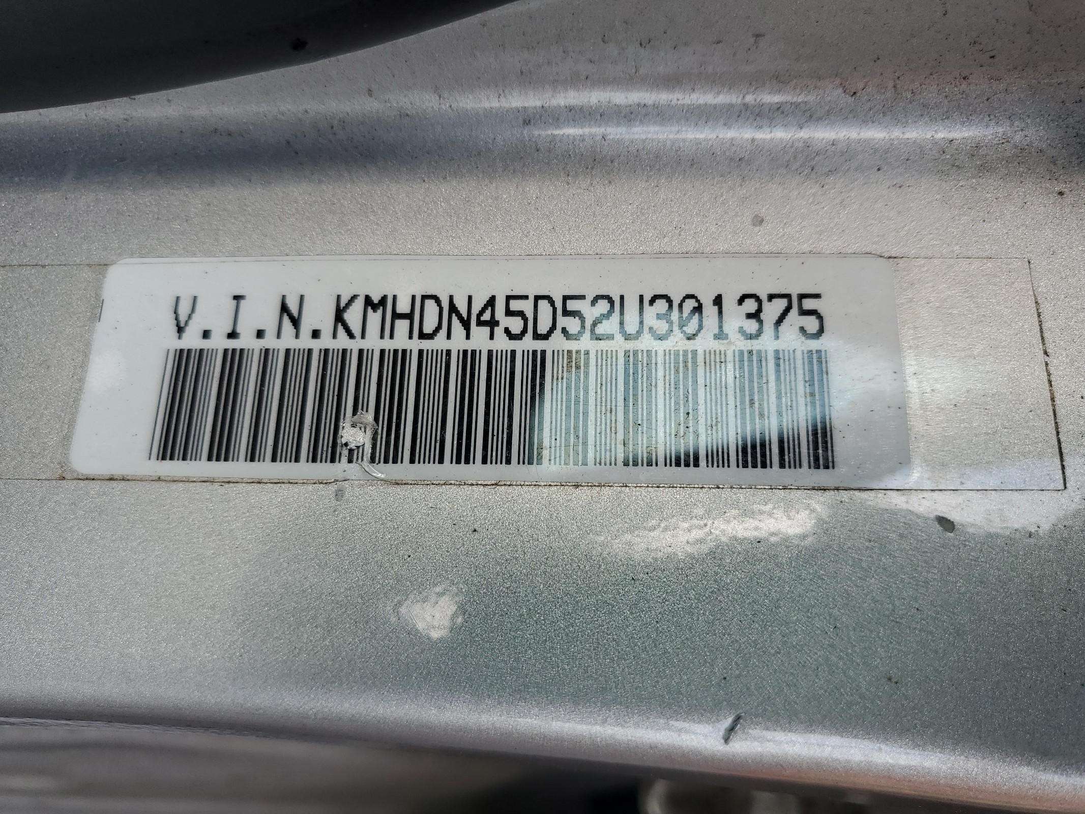 KMHDN45D52U301375 2002 Hyundai Elantra Gls