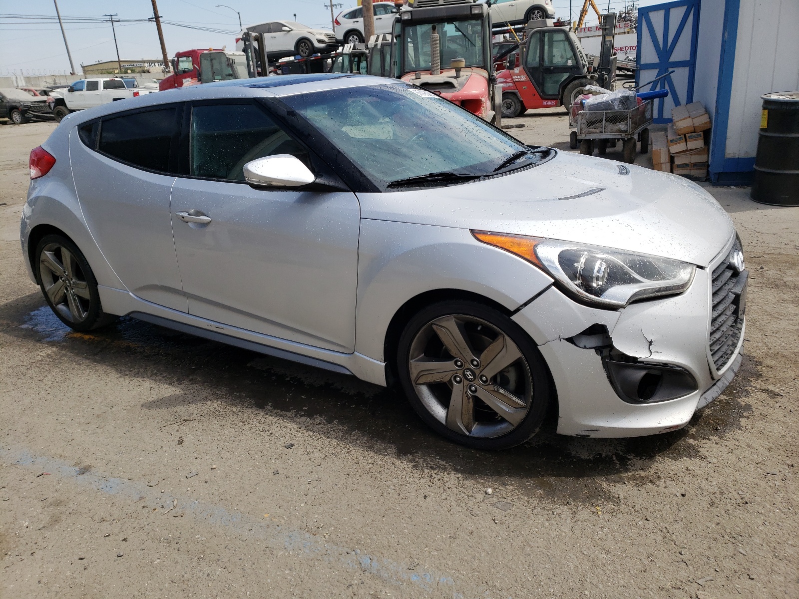 2013 Hyundai Veloster Turbo vin: KMHTC6AE6DU109462