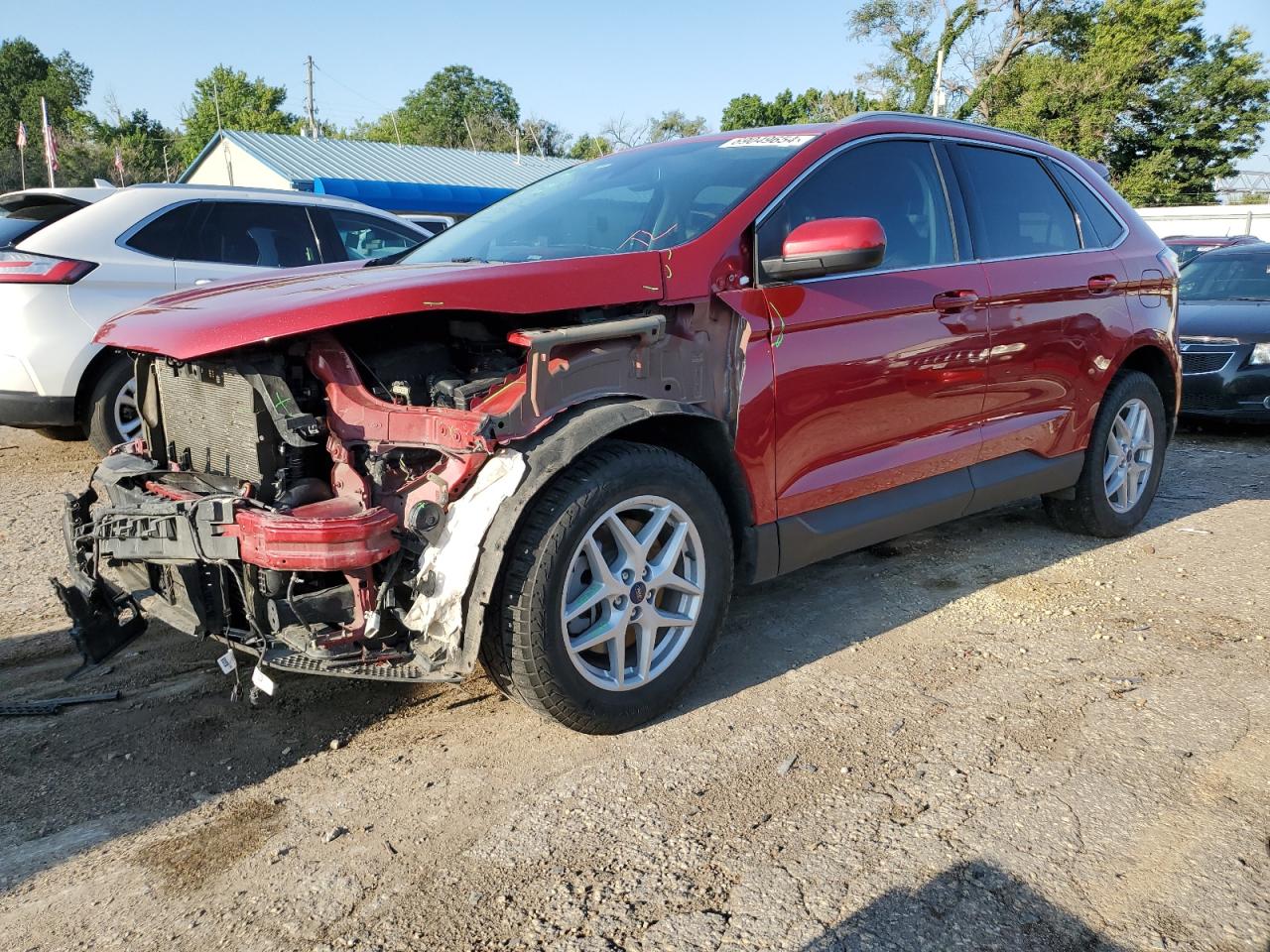 2021 Ford Edge Sel للبيع في Wichita، KS - Front End