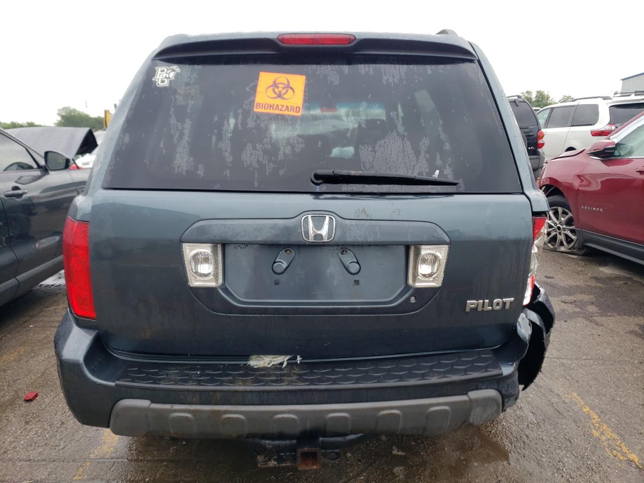 2004 Honda Pilot Exl VIN: 5FNYF185X4B005415 Lot: 64786654