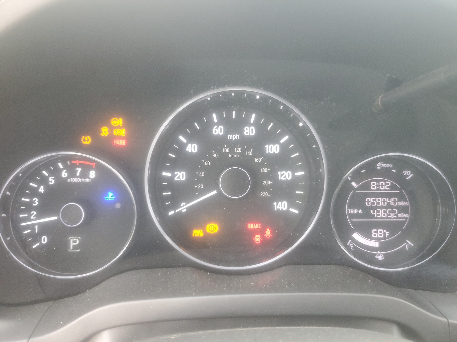 3CZRU6H59JG721598 2018 Honda Hr-V Ex