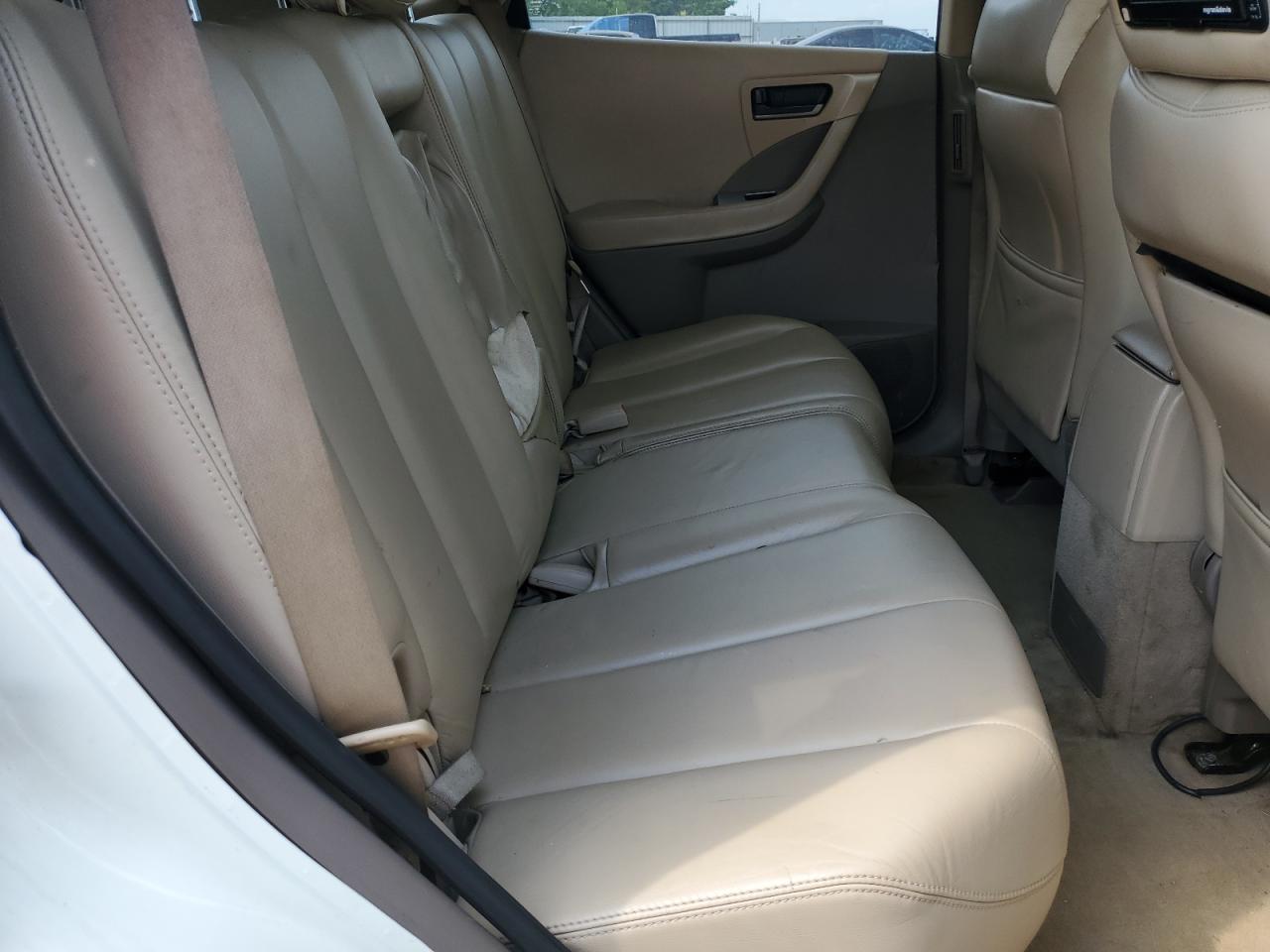 2004 Nissan Murano Sl VIN: JN8AZ08W54W311904 Lot: 67172844