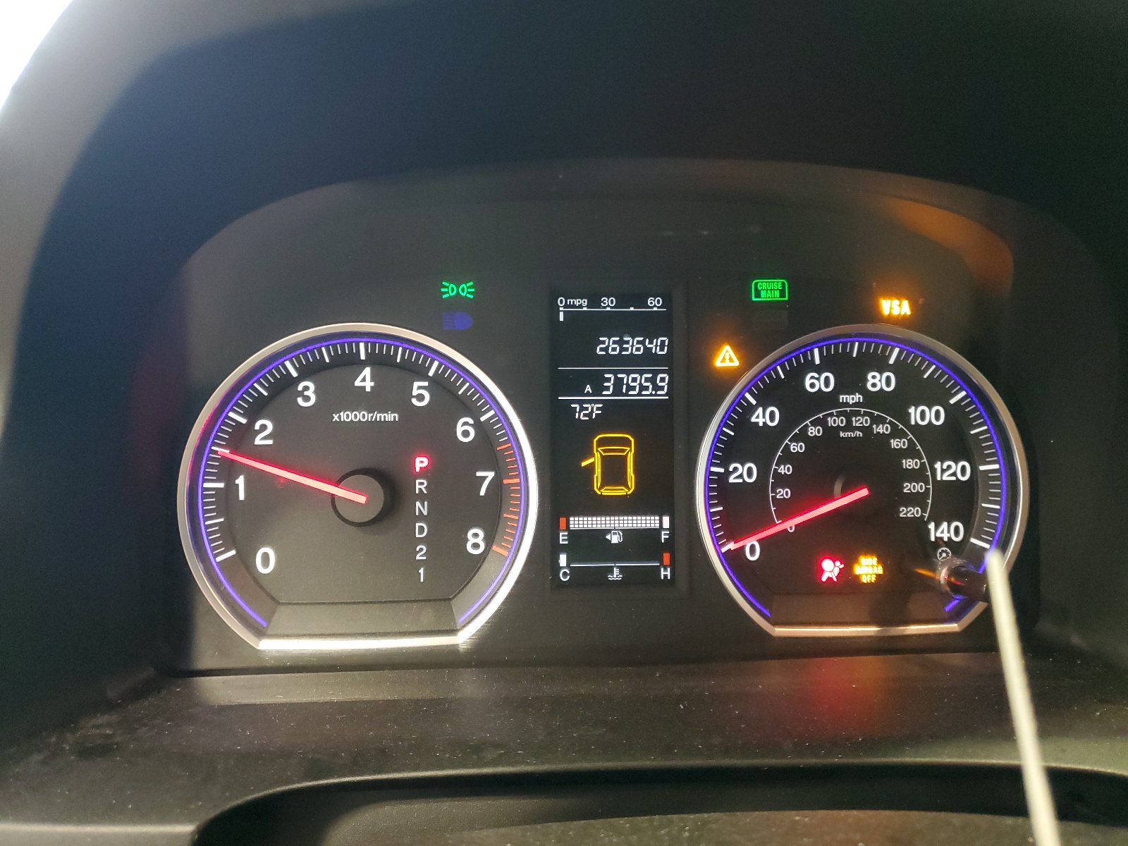 JHLRE48719C016529 2009 Honda Cr-V Exl