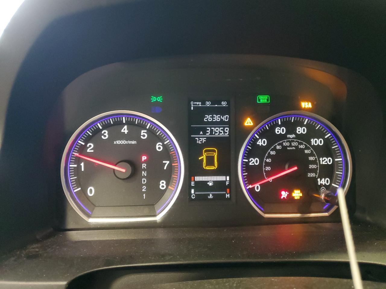 2009 Honda Cr-V Exl VIN: JHLRE48719C016529 Lot: 65465674