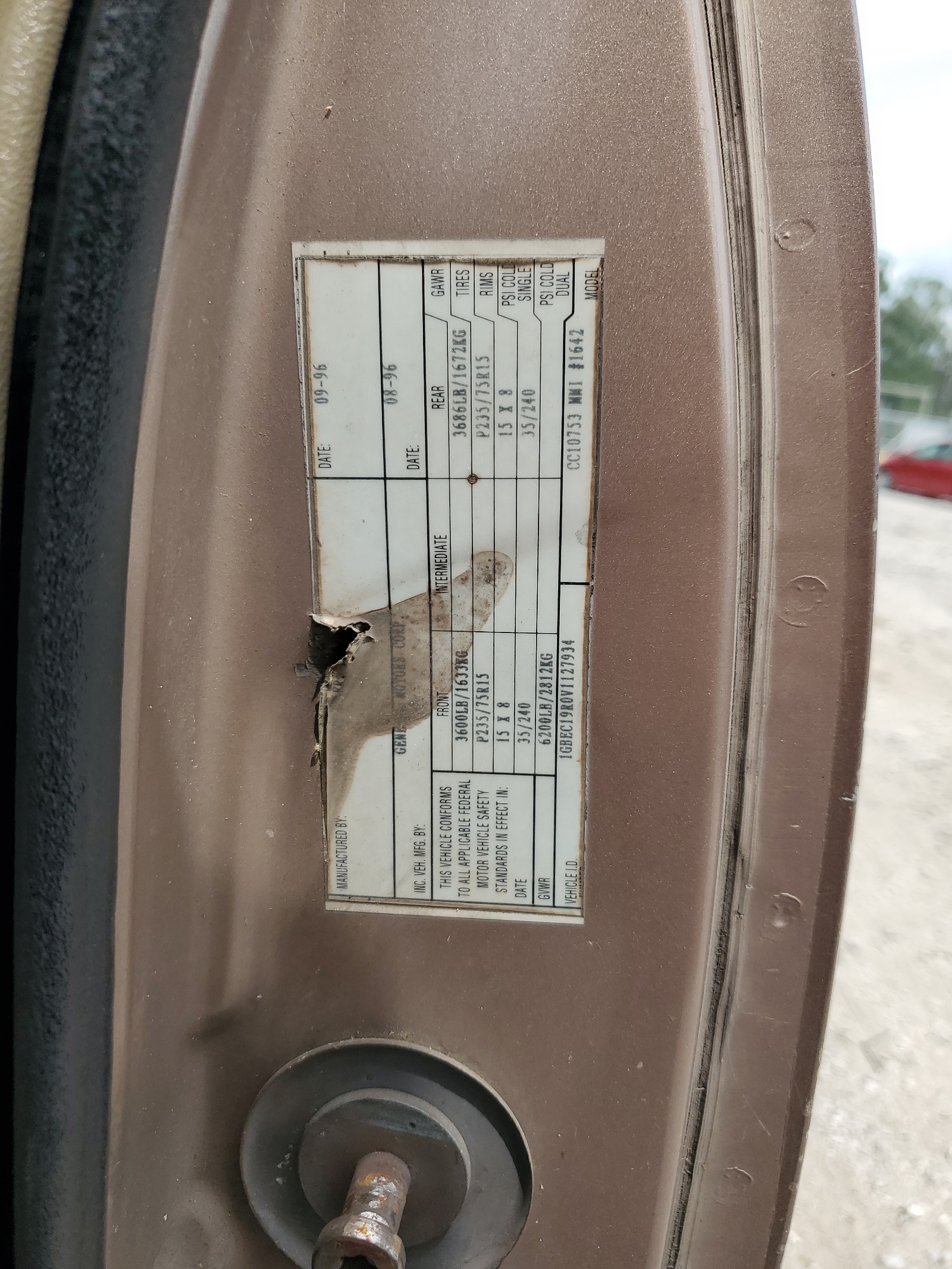 2GBEC19R0V1127934 1997 Chevrolet Gmt-400 C1500