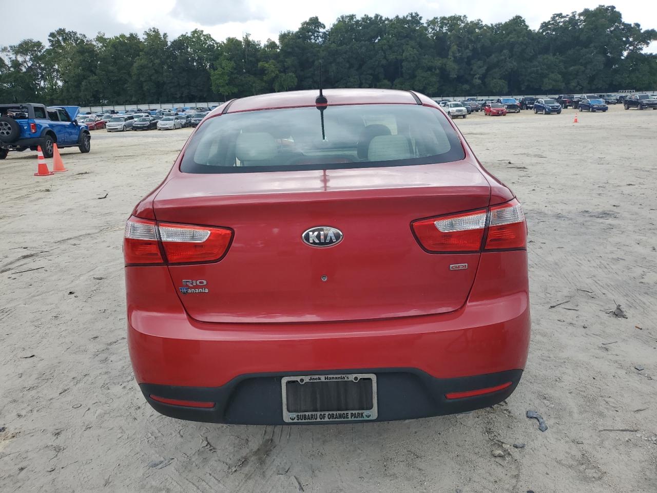 2013 Kia Rio Lx VIN: KNADM4A36D6237484 Lot: 66814694