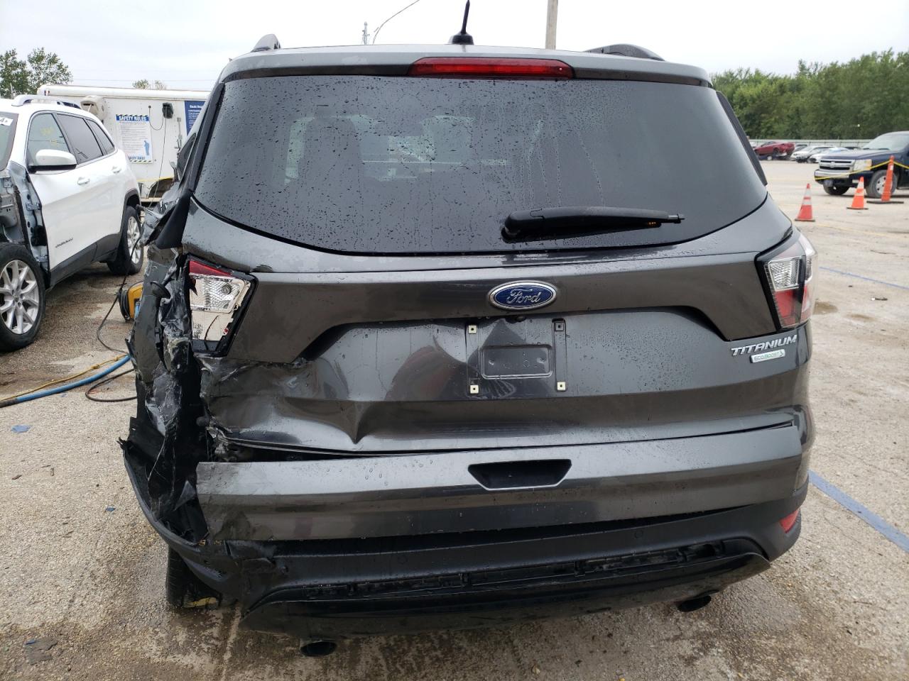 2017 Ford Escape Titanium VIN: 1FMCU0J94HUD57681 Lot: 66152584