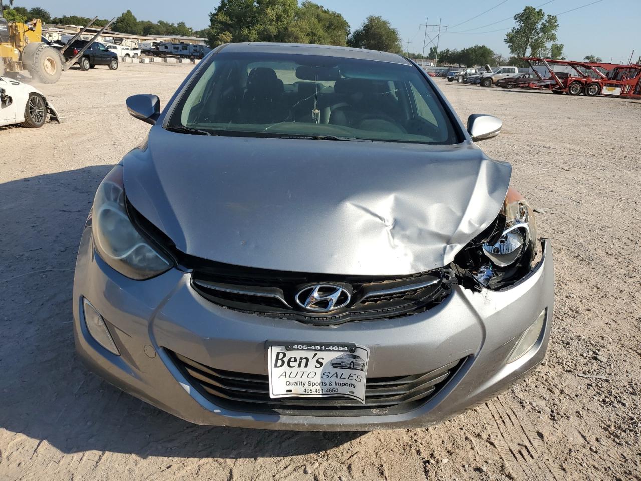 KMHDH4AE9CU267075 2012 Hyundai Elantra Gls