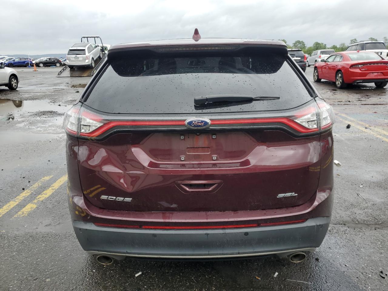 2018 Ford Edge Sel VIN: 2FMPK3J80HBC40296 Lot: 66960174