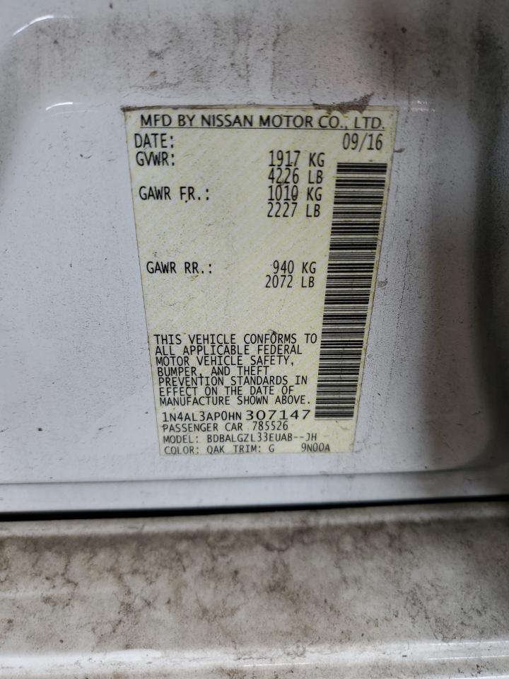 1N4AL3AP0HN307147 2017 Nissan Altima 2.5