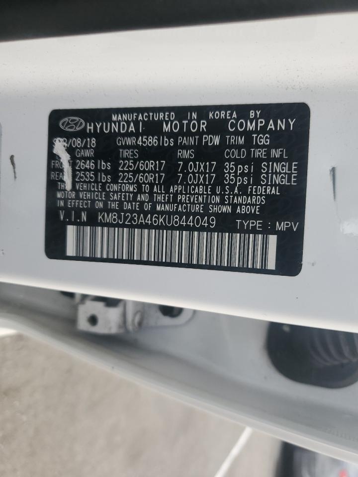 KM8J23A46KU844049 2019 Hyundai Tucson Se