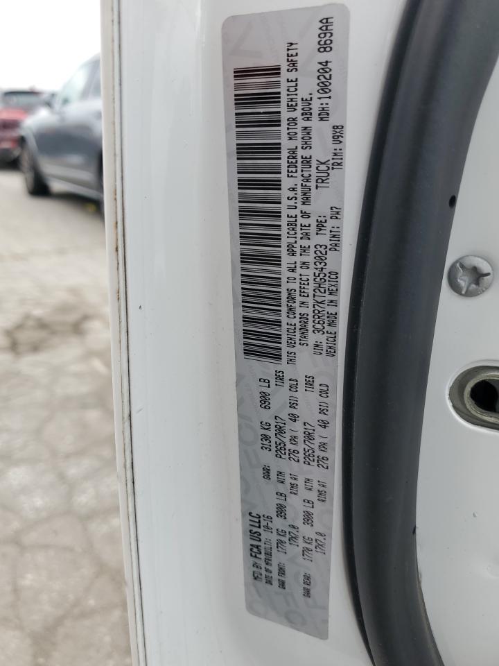 2017 Ram 1500 St VIN: 3C6RR7KT2HG543023 Lot: 65943684