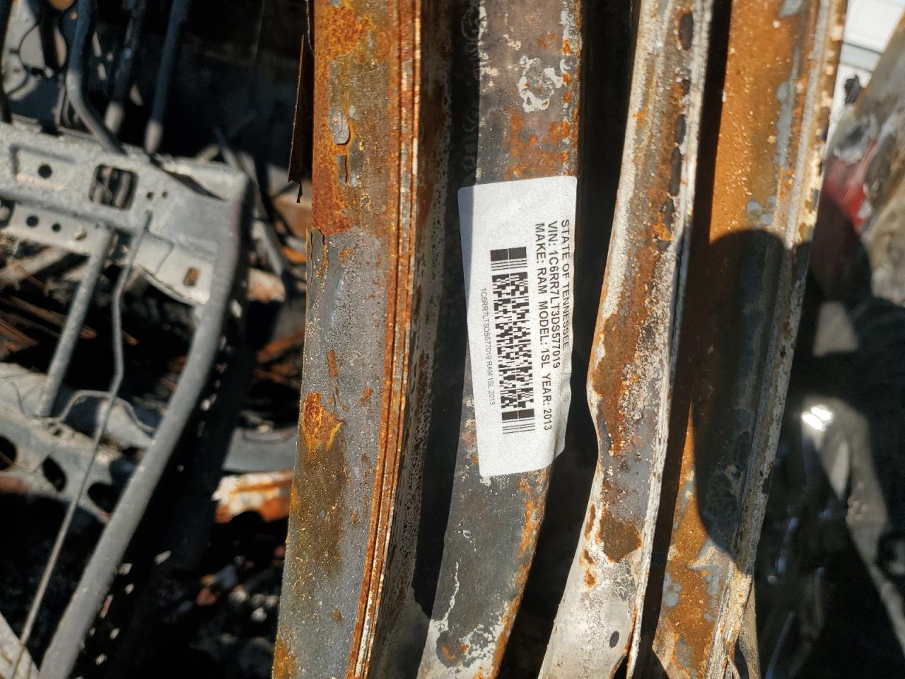 2013 Ram 1500 Slt VIN: 1C6RR7LT3DS577019 Lot: 53962404