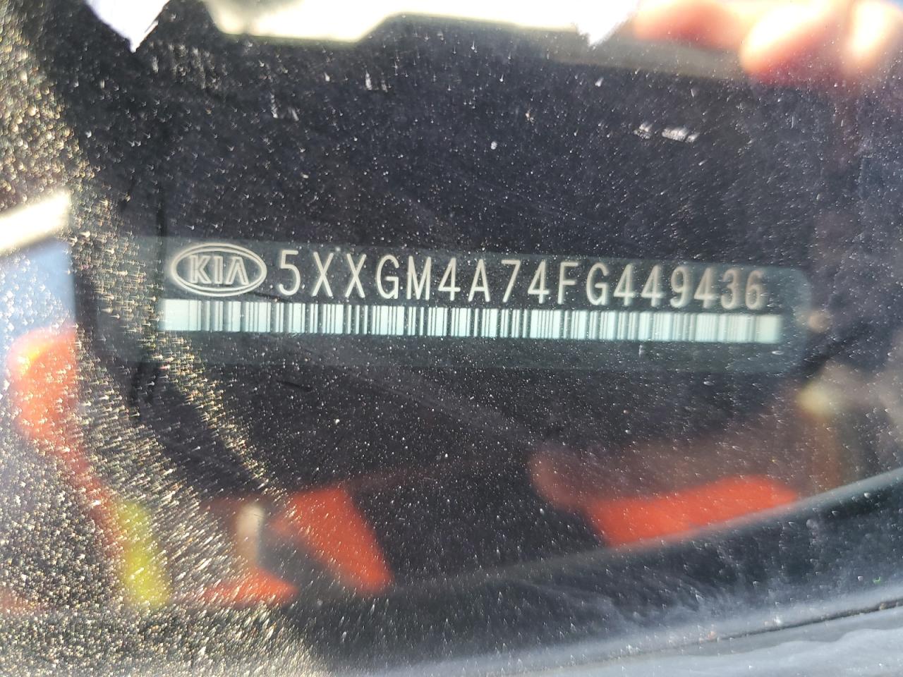 5XXGM4A74FG449436 2015 Kia Optima Lx