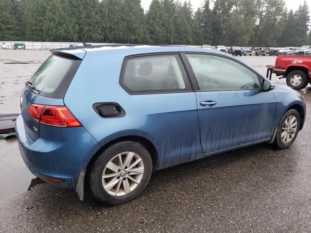 Хэтчбеки VOLKSWAGEN GOLF 2015 Синий