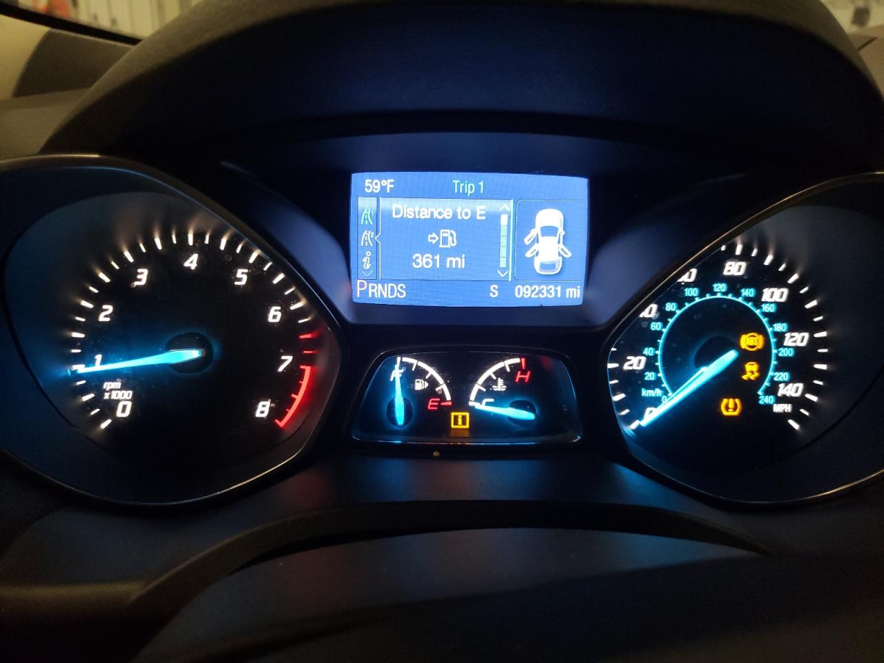 2014 Ford Escape Se VIN: 1FMCU9G94EUA07359 Lot: 66321154