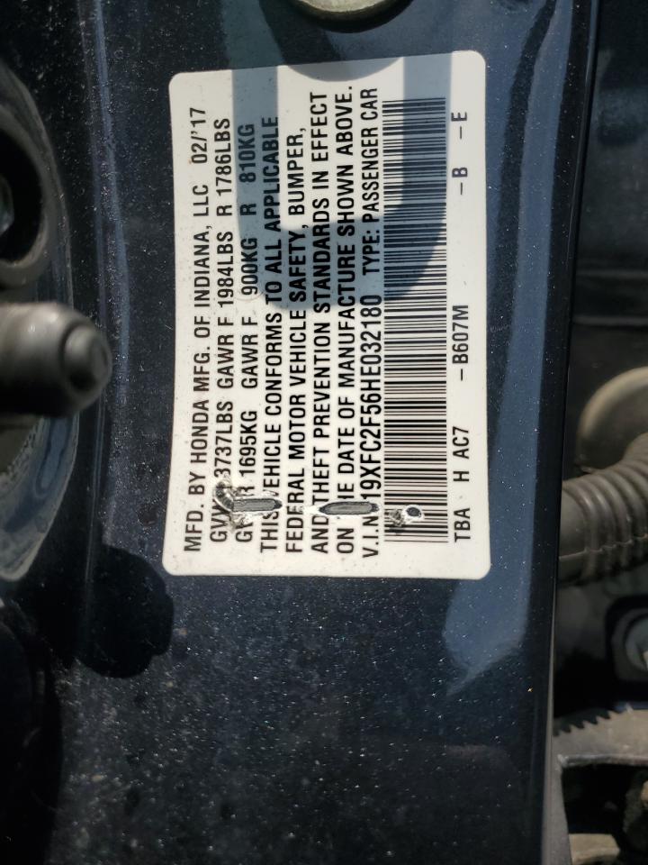19XFC2F56HE032180 2017 Honda Civic Lx