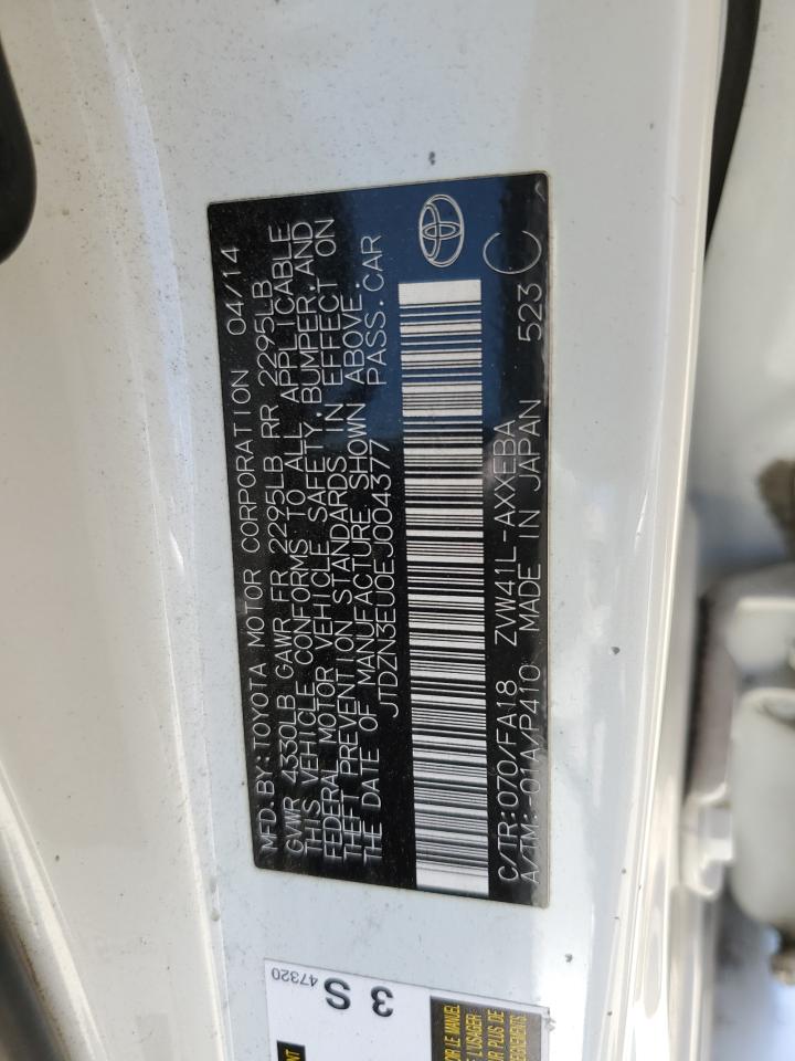 JTDZN3EU0EJ004377 2014 Toyota Prius V