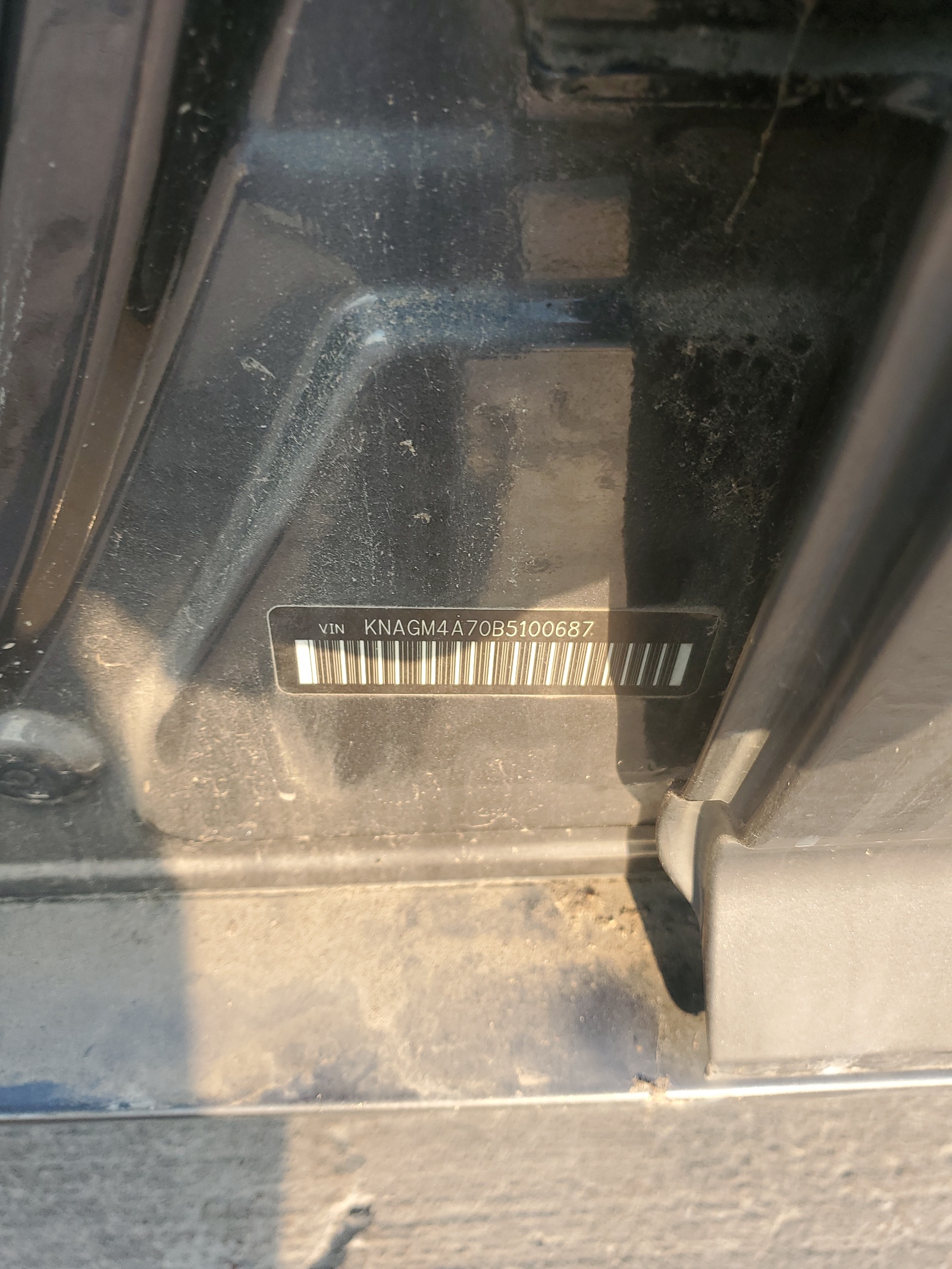 KNAGM4A70B5100687 2011 Kia Optima Lx