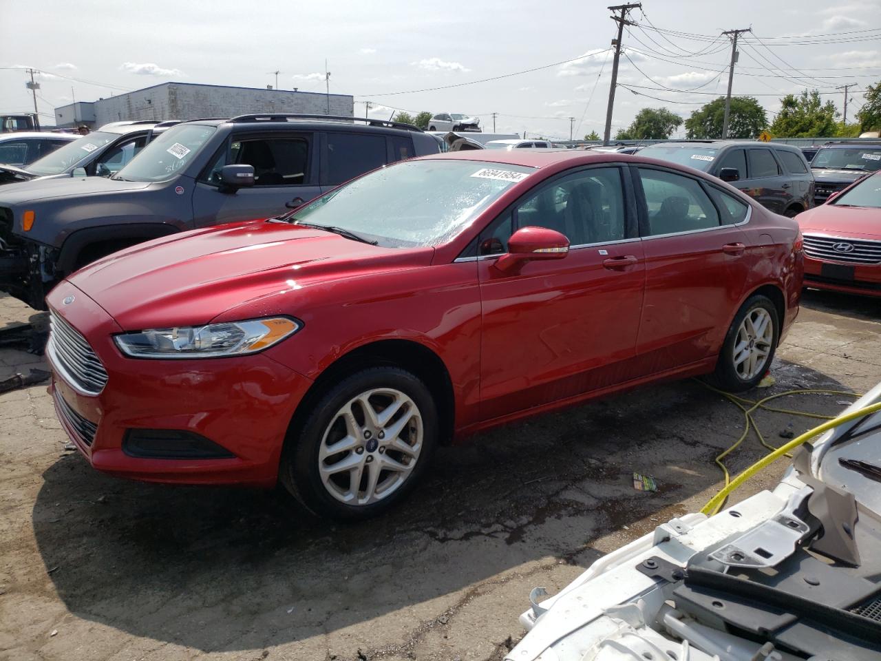 VIN 3FA6P0HD7ER206488 2014 FORD FUSION no.1