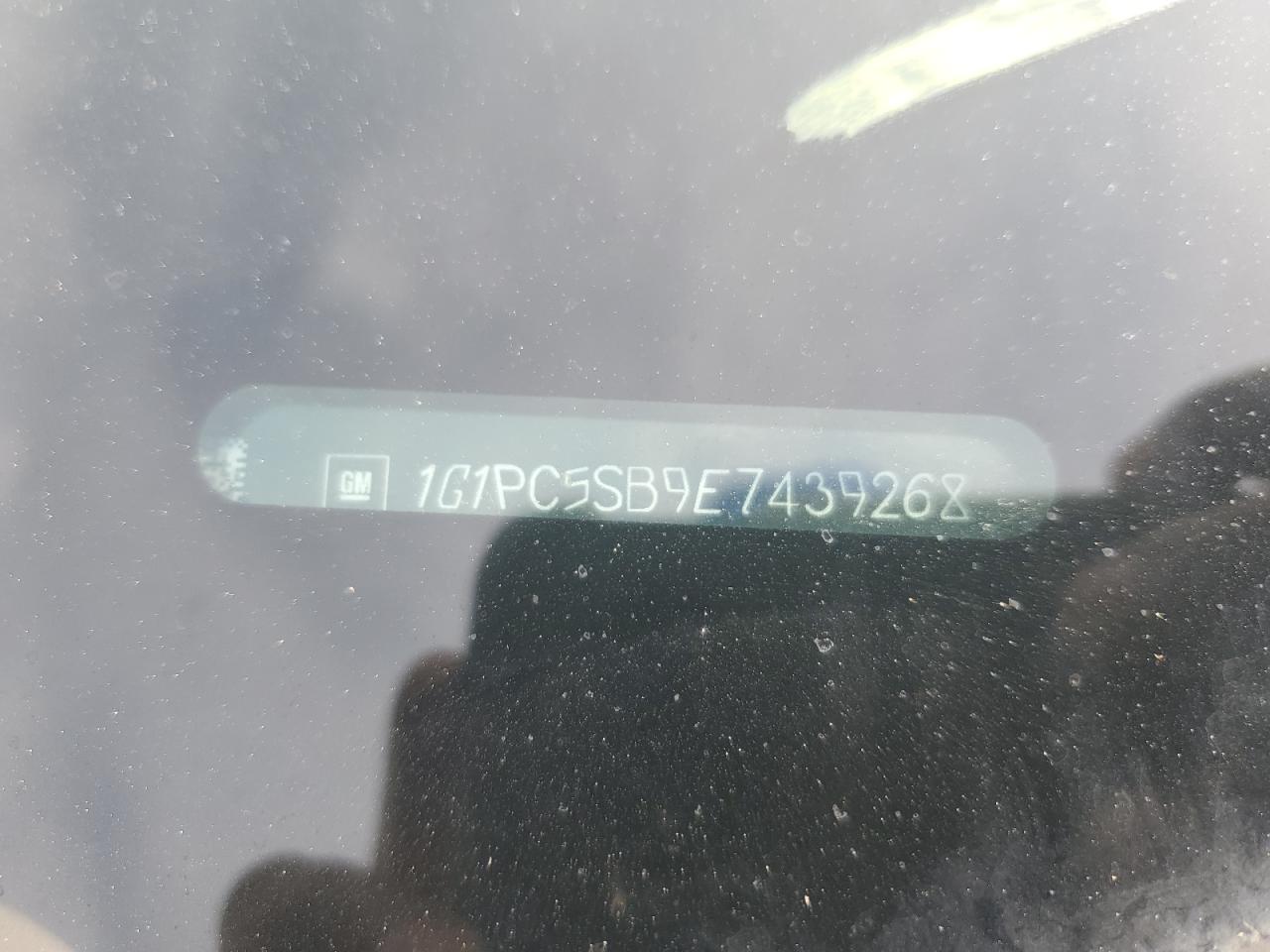 2014 Chevrolet Cruze Lt VIN: 1G1PC5SB9E7439268 Lot: 66416404
