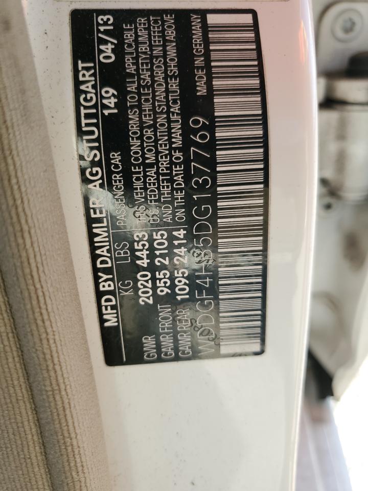 2013 Mercedes-Benz C 250 VIN: WDDGF4HB5DG137769 Lot: 67578104