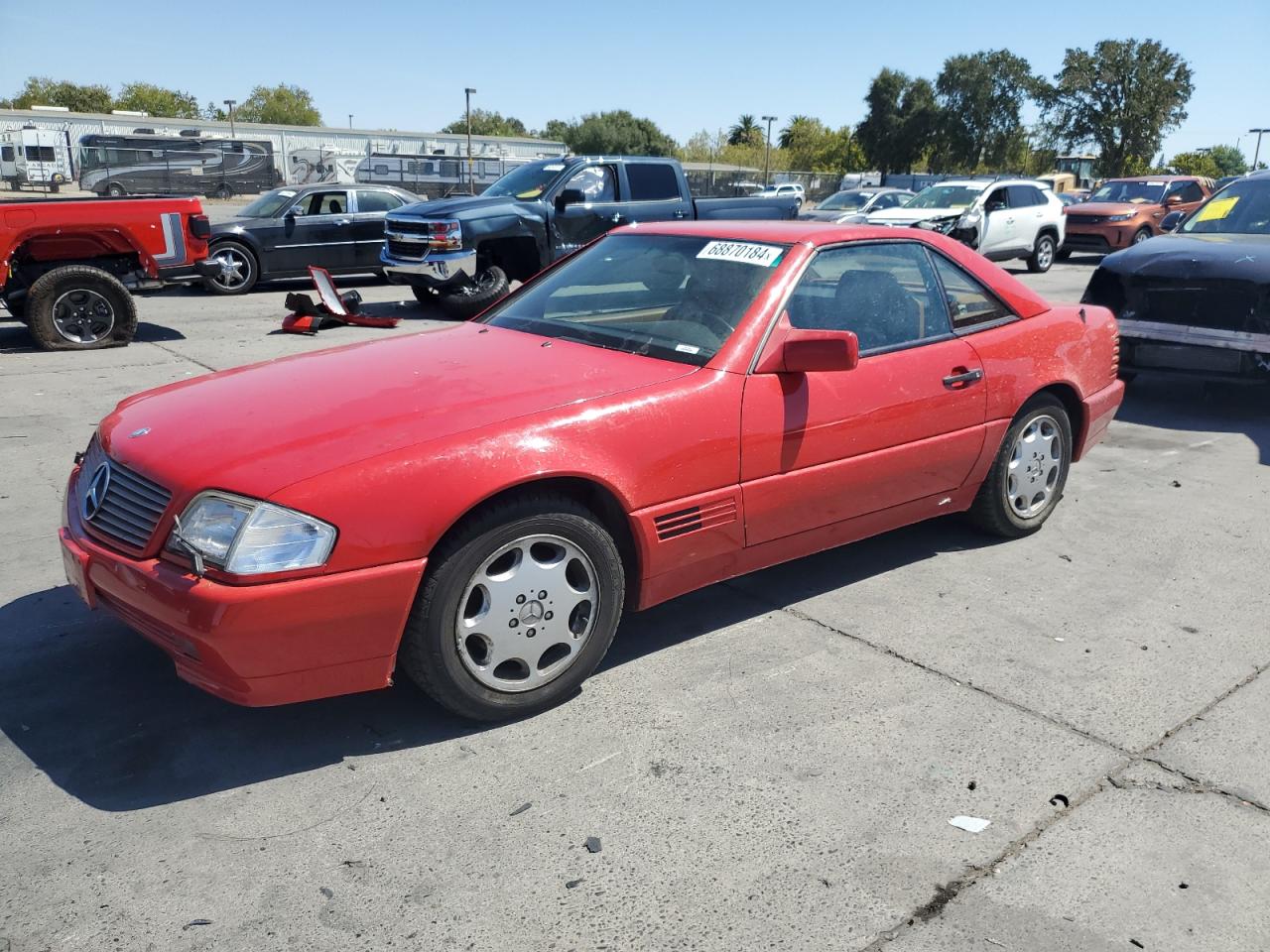 1993 Mercedes-Benz 500 Sl VIN: WDBFA67E5PF070711 Lot: 68870184