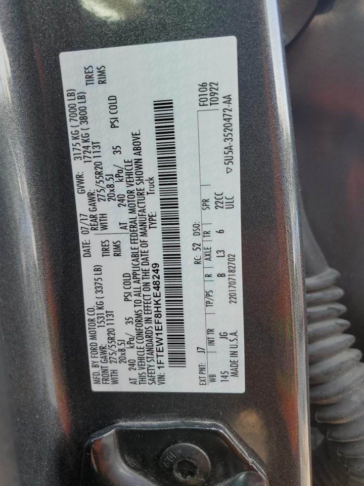 1FTEW1EF8HKE48249 2017 FORD F-150 - Image 12