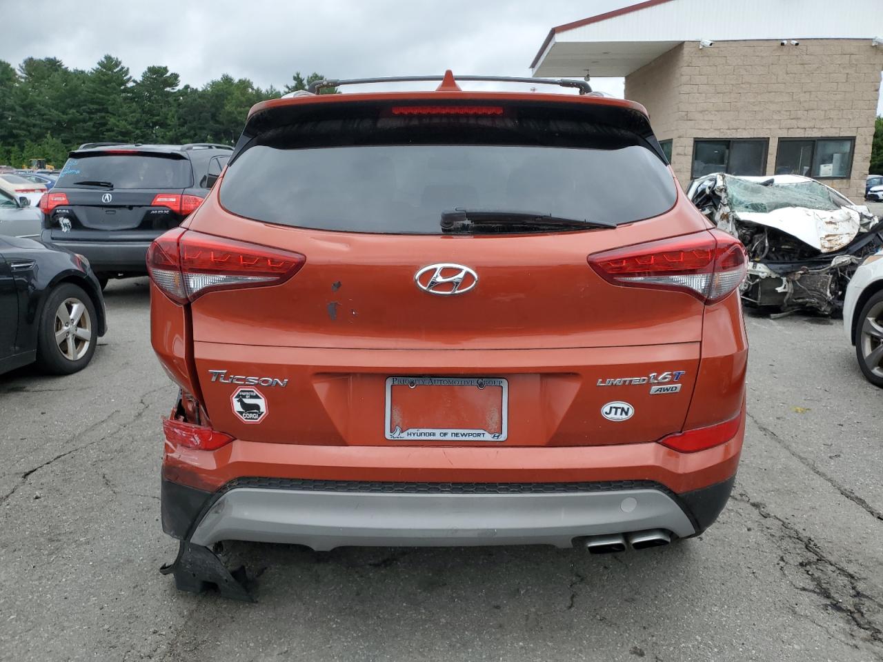 2017 Hyundai Tucson Limited VIN: KM8J3CA24HU307586 Lot: 66220554