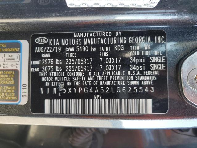 5XYPG4A52LG625543 Kia Sorento S 14