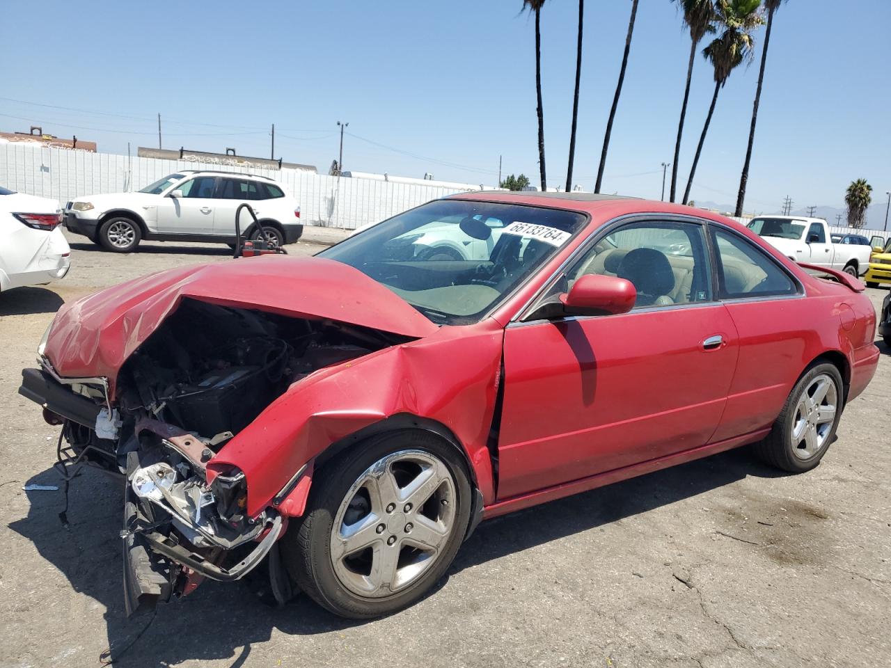 2001 Acura 3.2Cl Type-S VIN: 19UYA42721A032916 Lot: 66133764