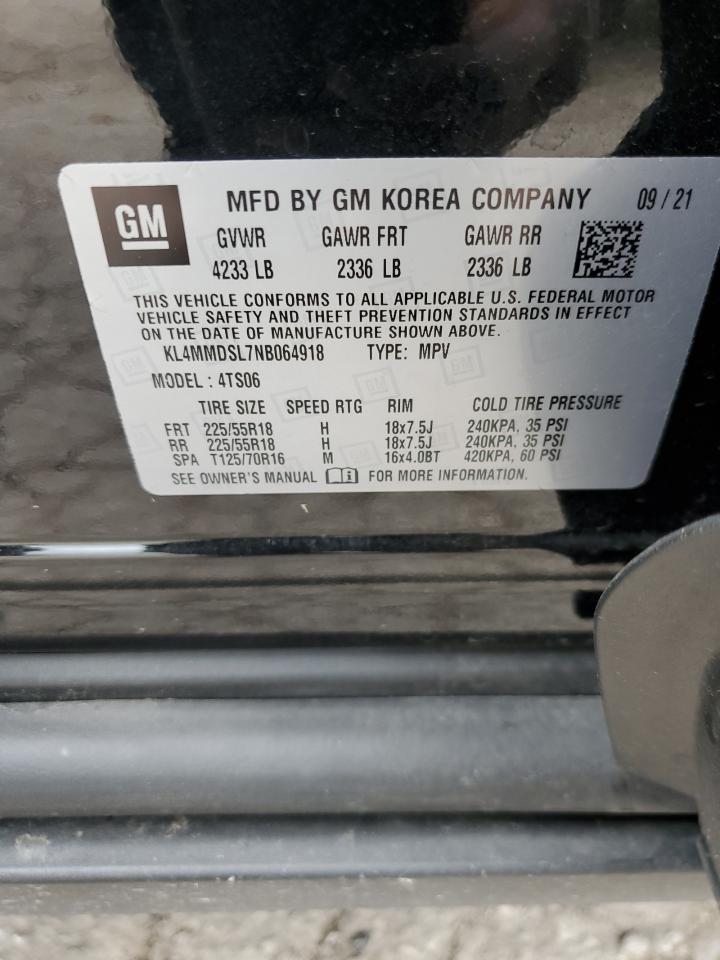 2022 Buick Encore Gx Select VIN: KL4MMDSL7NB064918 Lot: 66561624