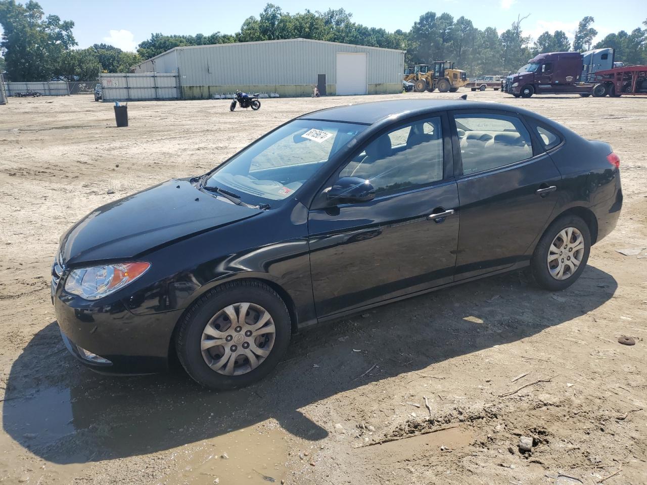 KMHDU4AD0AU150968 2010 Hyundai Elantra Blue