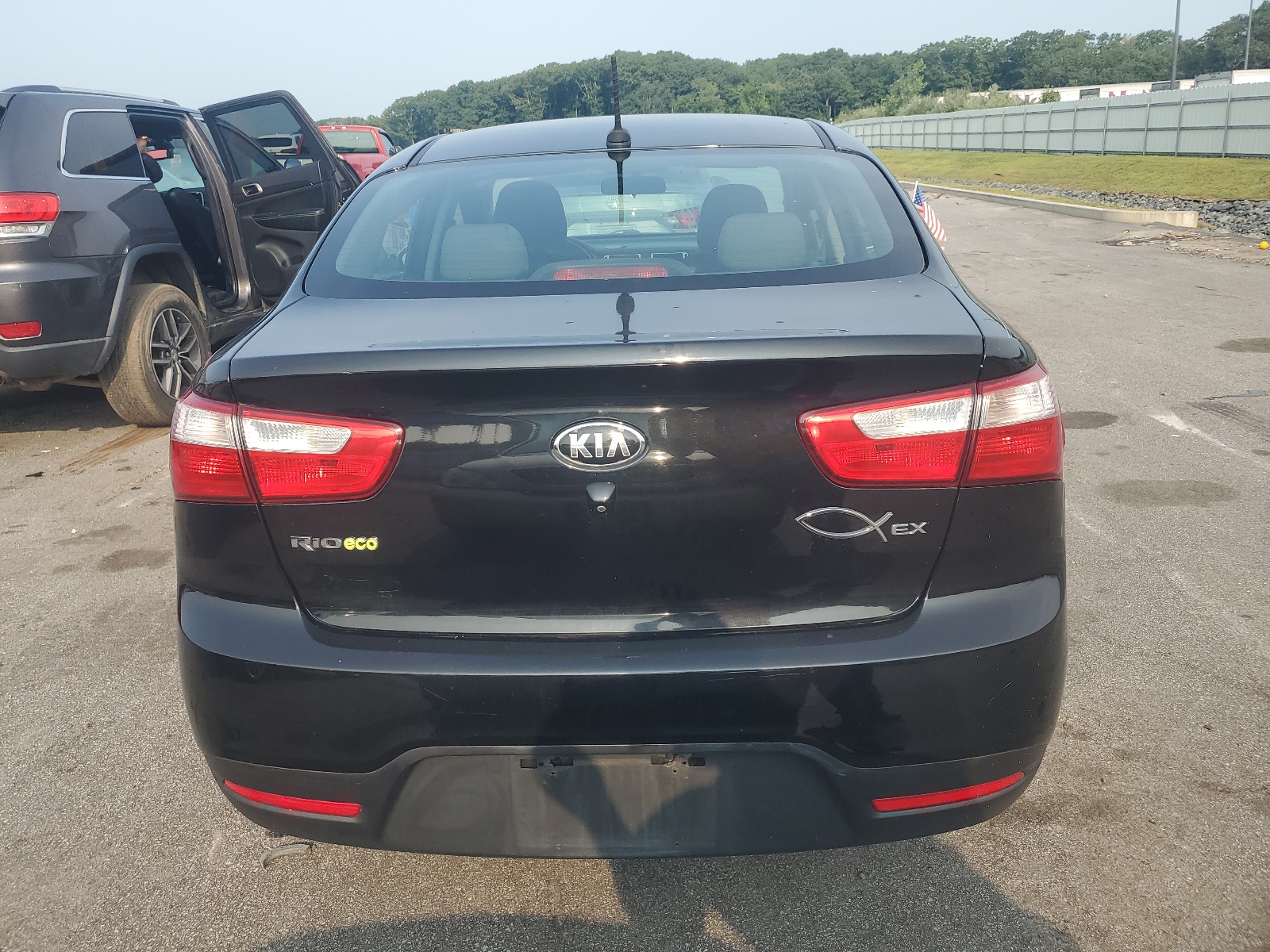 KNADN4A32E6353487 2014 Kia Rio Ex