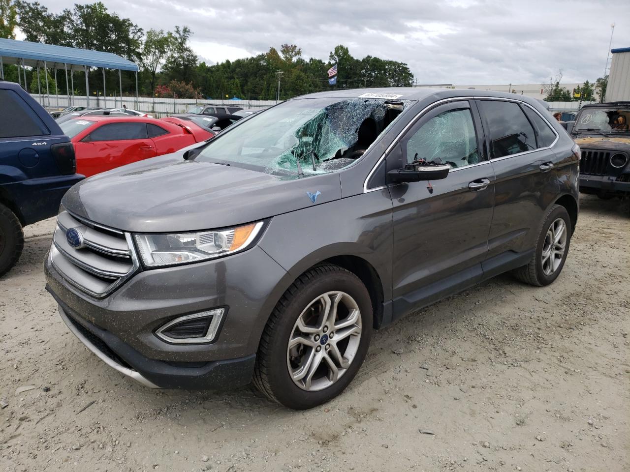 2016 Ford Edge Titanium VIN: 2FMPK4K93GBB13103 Lot: 65705594