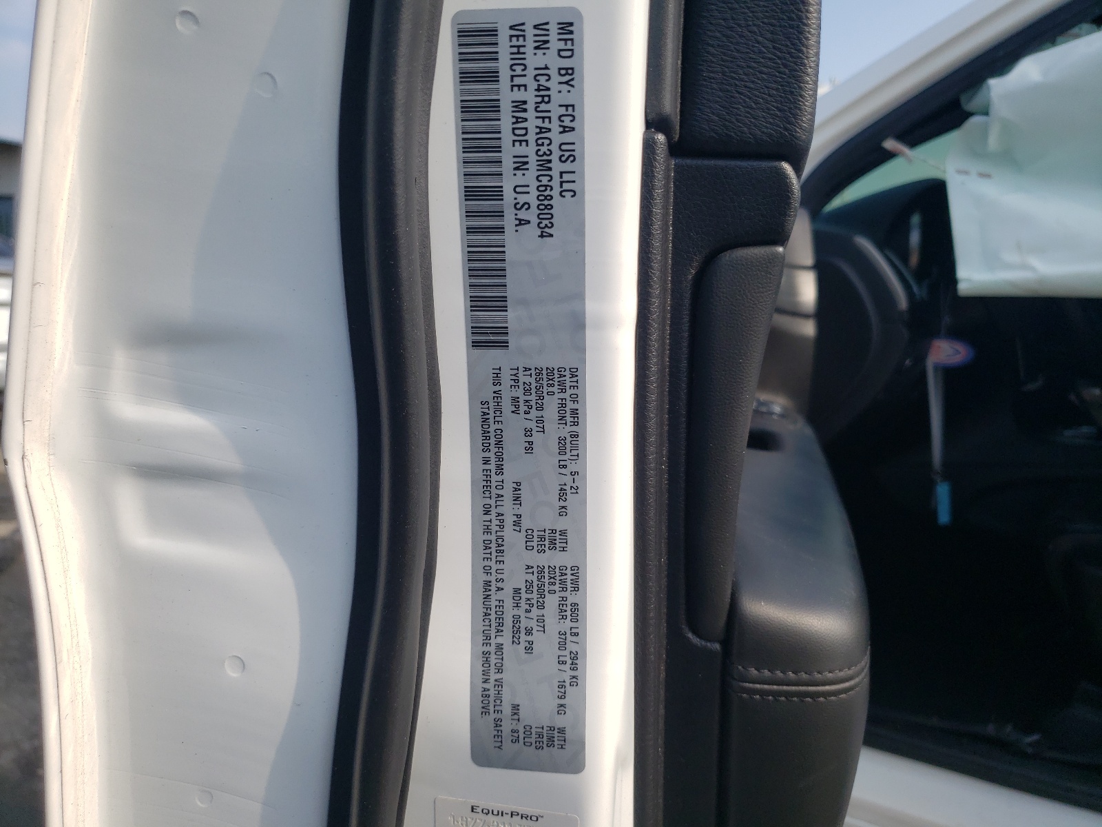 1C4RJFBG1MC841461 2021 Jeep Grand Cherokee Limited 1C4RJFBG1MC841461 2021 Jeep Grand Cherokee Limited