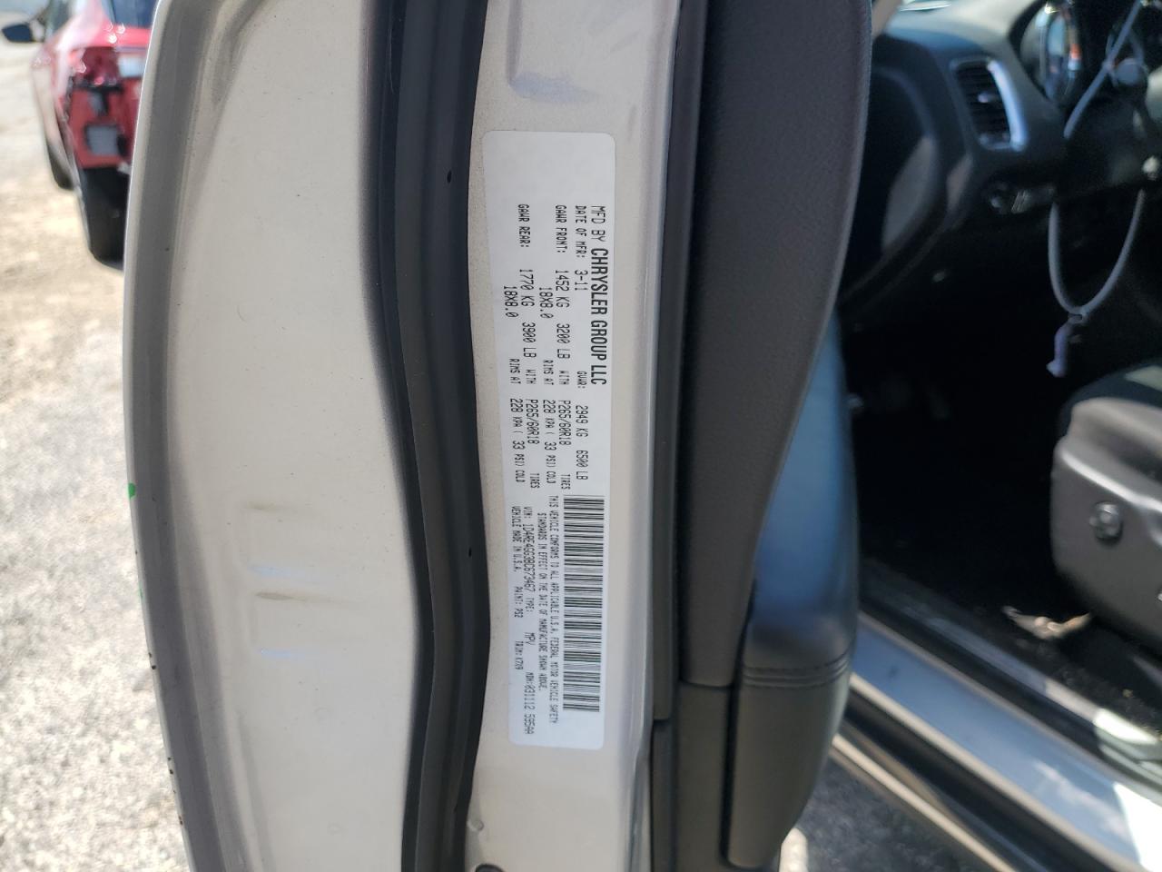 2011 Dodge Durango Crew VIN: 1D4RE4GG3BC673467 Lot: 66360494