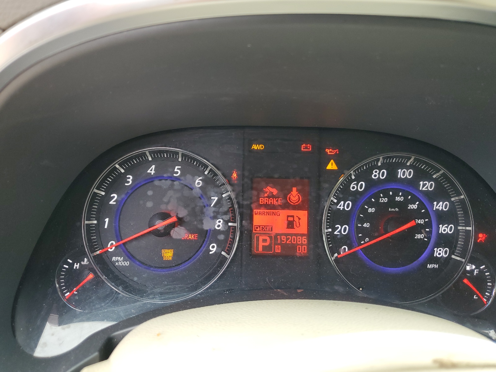 JN8AS1MW1AM855694 2010 Infiniti Fx35