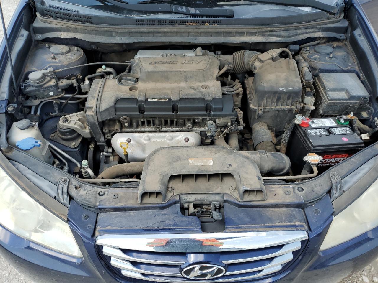 2010 Hyundai Elantra Blue VIN: KMHDU4AD4AU009756 Lot: 66198824