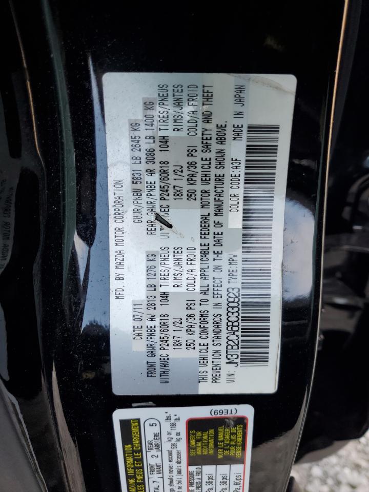 JM3TB2CA6B0330923 2011 Mazda Cx-9