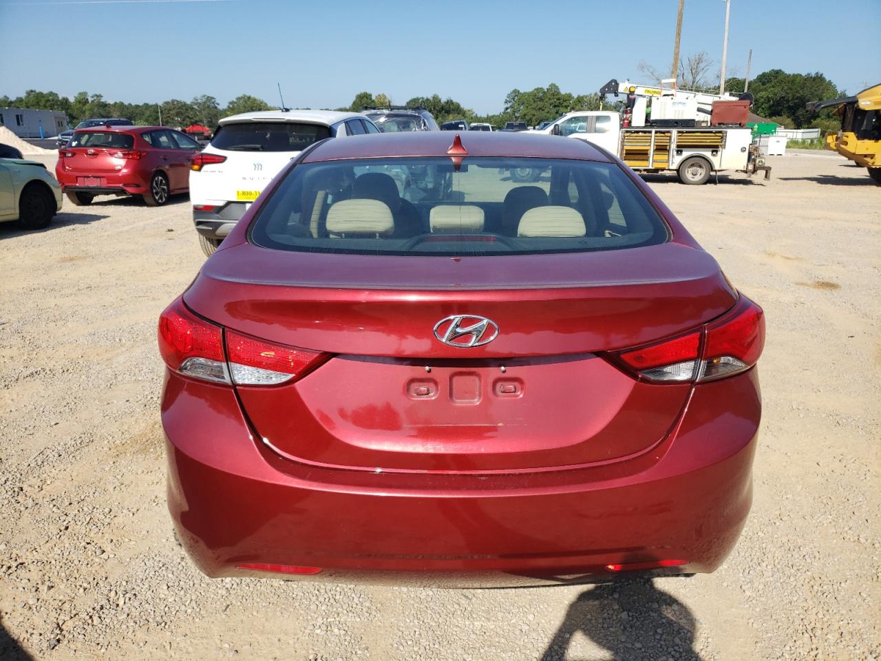 2013 Hyundai Elantra Gls VIN: 5NPDH4AE4DH385969 Lot: 68695214