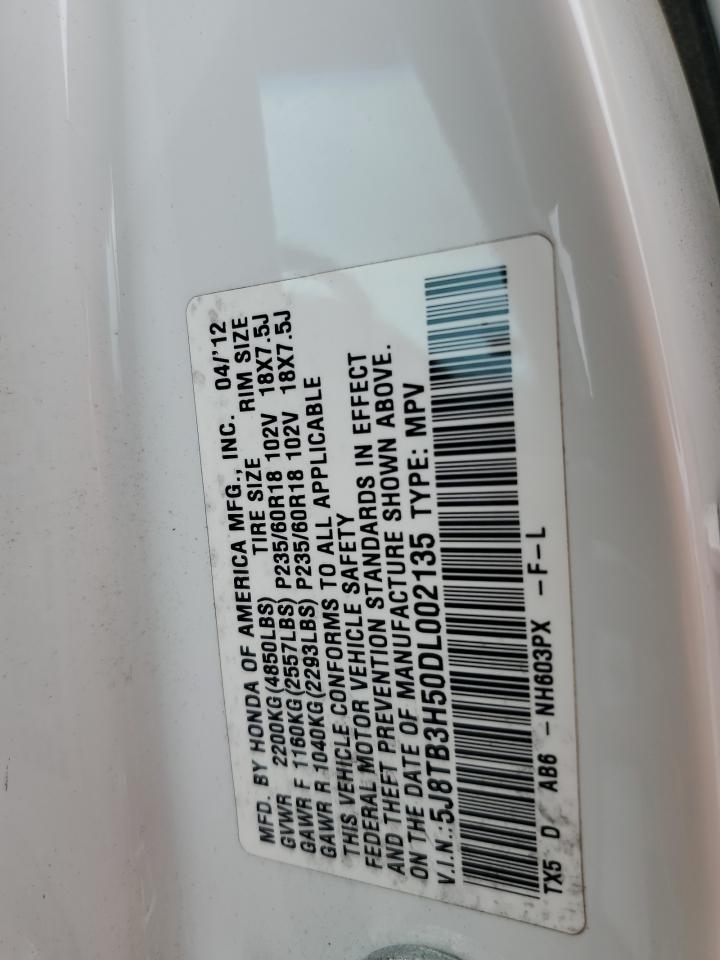 5J8TB3H50DL002135 2017 Acura Rdx Technology