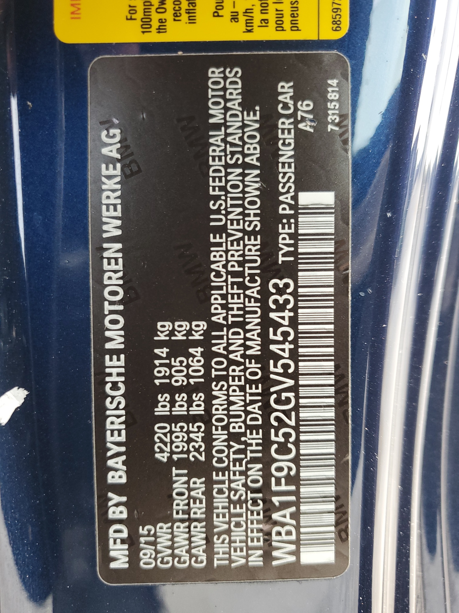 WBA1F9C52GV545433 2016 BMW 228 I Sulev