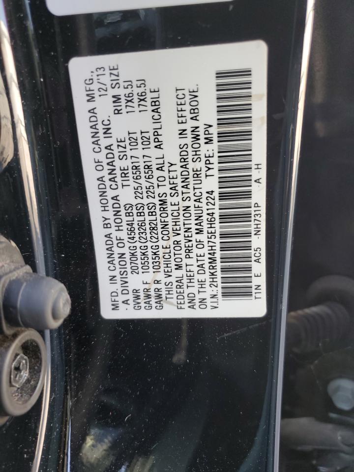 2HKRM4H75EH641224 2014 Honda Cr-V Exl